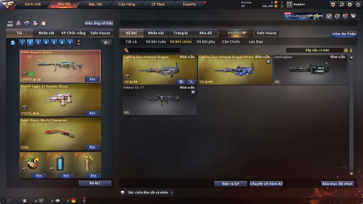 shop acc cf uy tin gia re